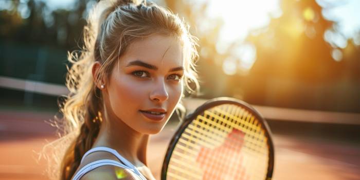 Девушка теннисистка